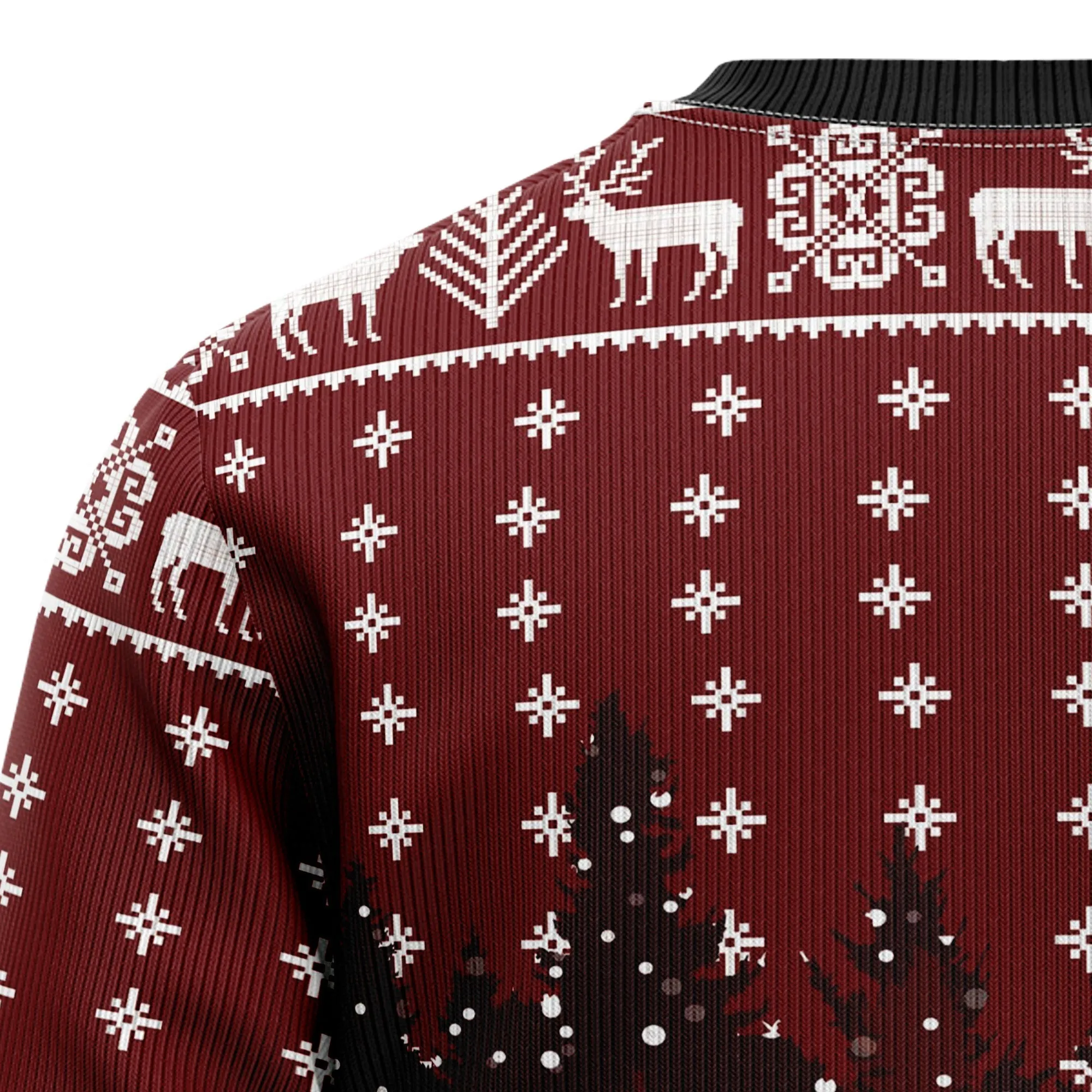 Ugly Sweater JulesRoche All-Over Print Holiday Knit