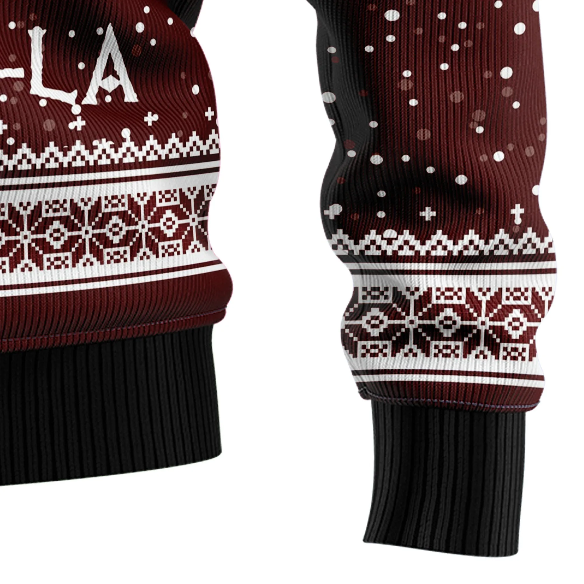 Ugly Sweater JulesRoche All-Over Print Holiday Knit
