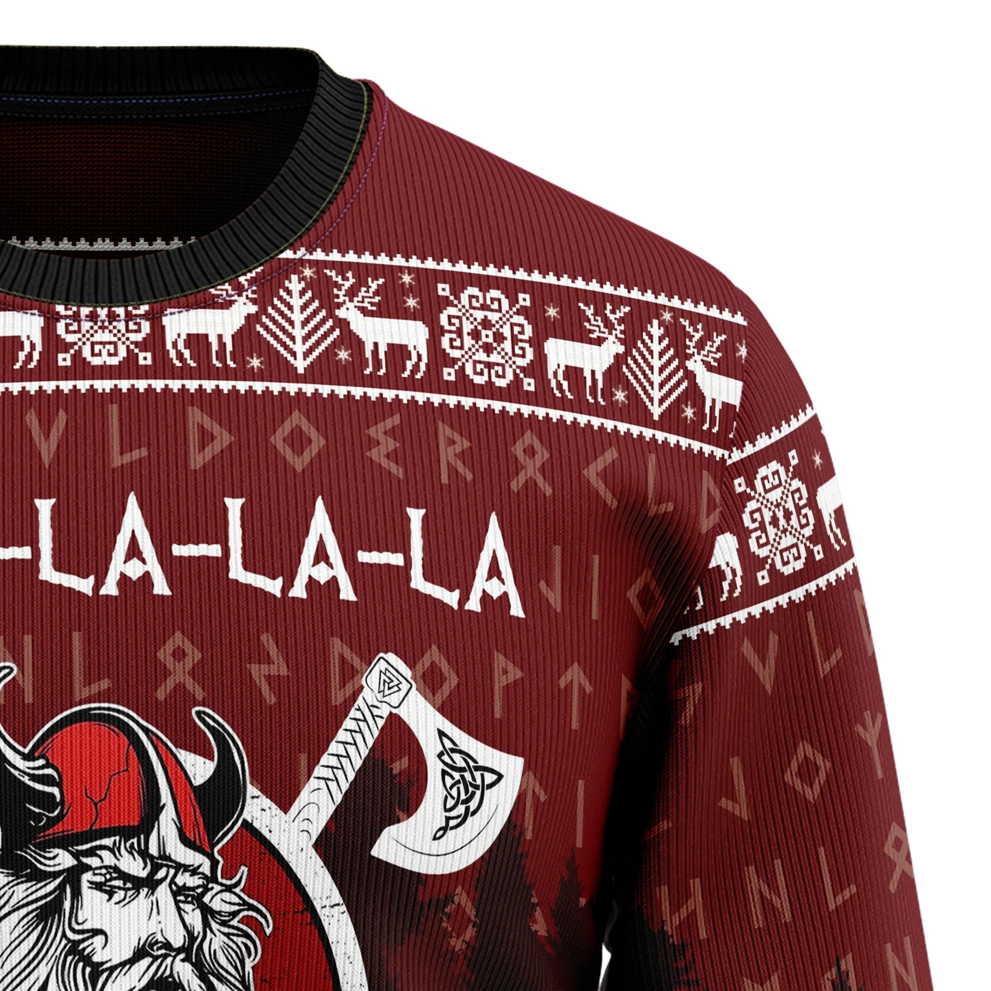 Ugly Sweater JulesRoche All-Over Print Warm Christmas Pullover