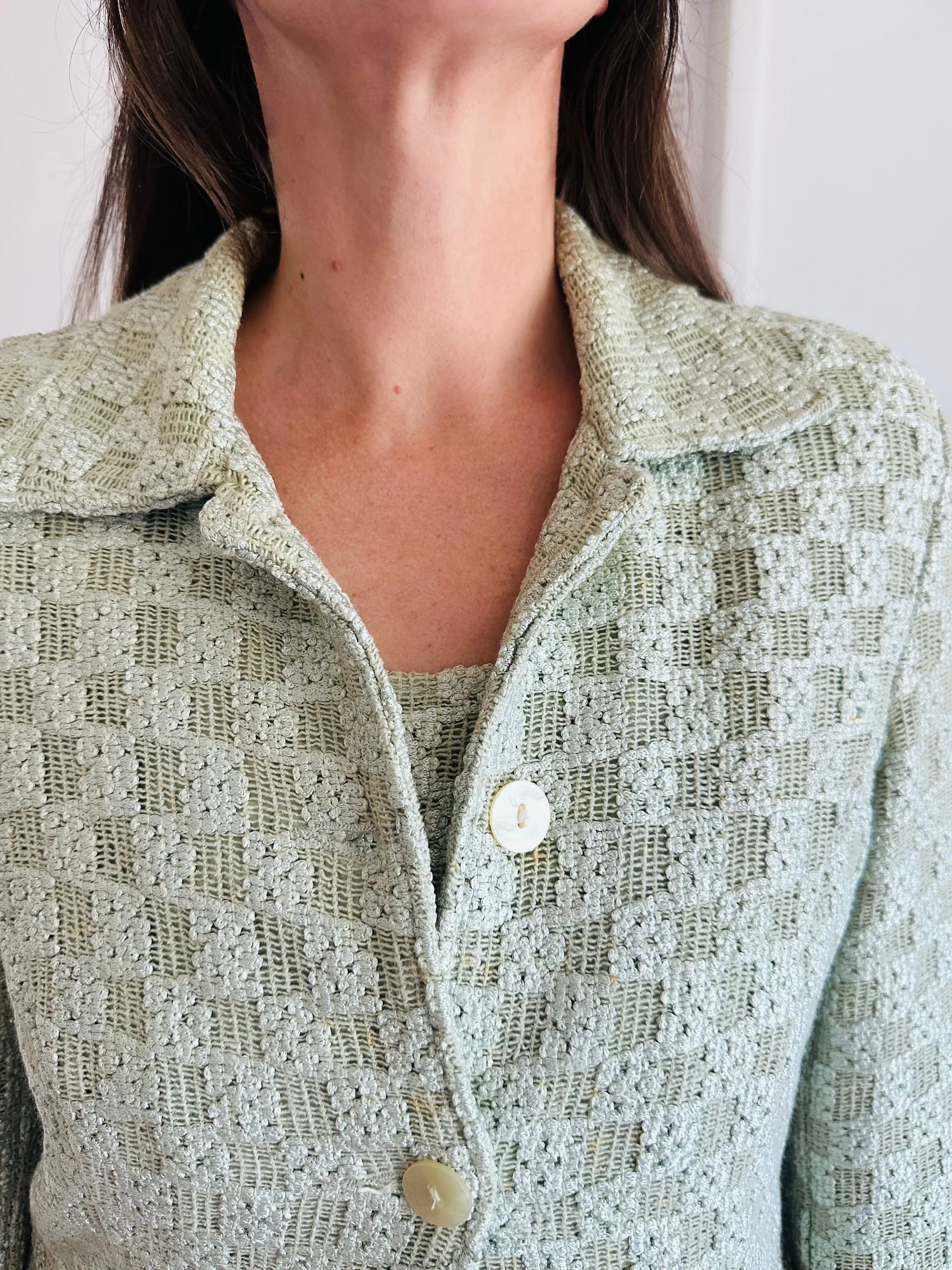 Vintage Sisley Knit Suit