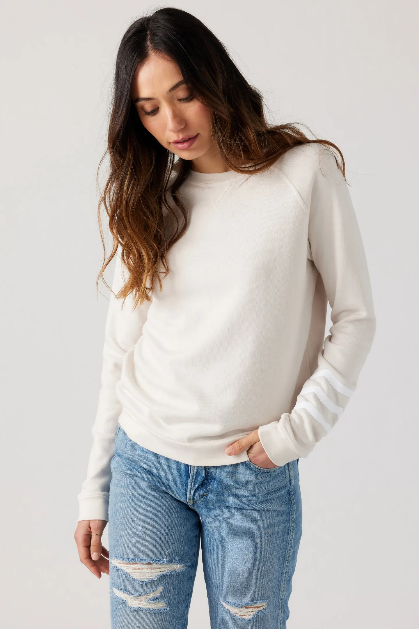 Waves Pullover | Ecru
