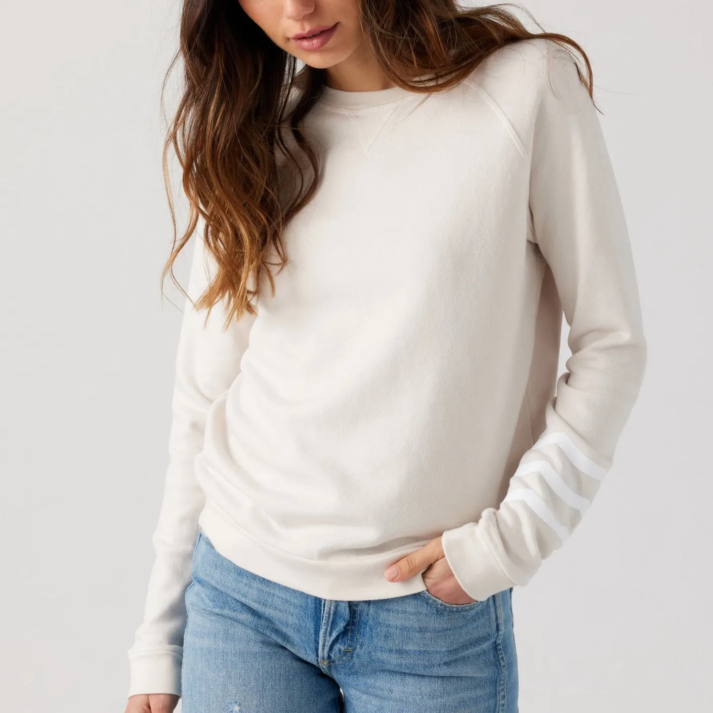 Waves Pullover | Ecru