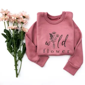 Wild Flower Crewneck Pullovers
