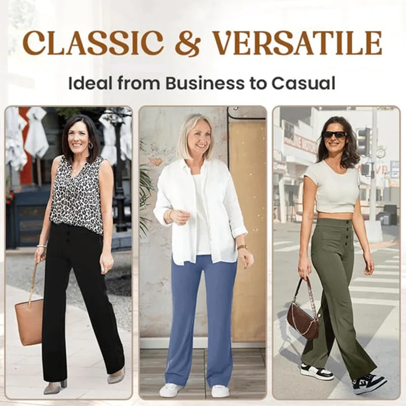 Women's Casual High Waist Stretch Pants
