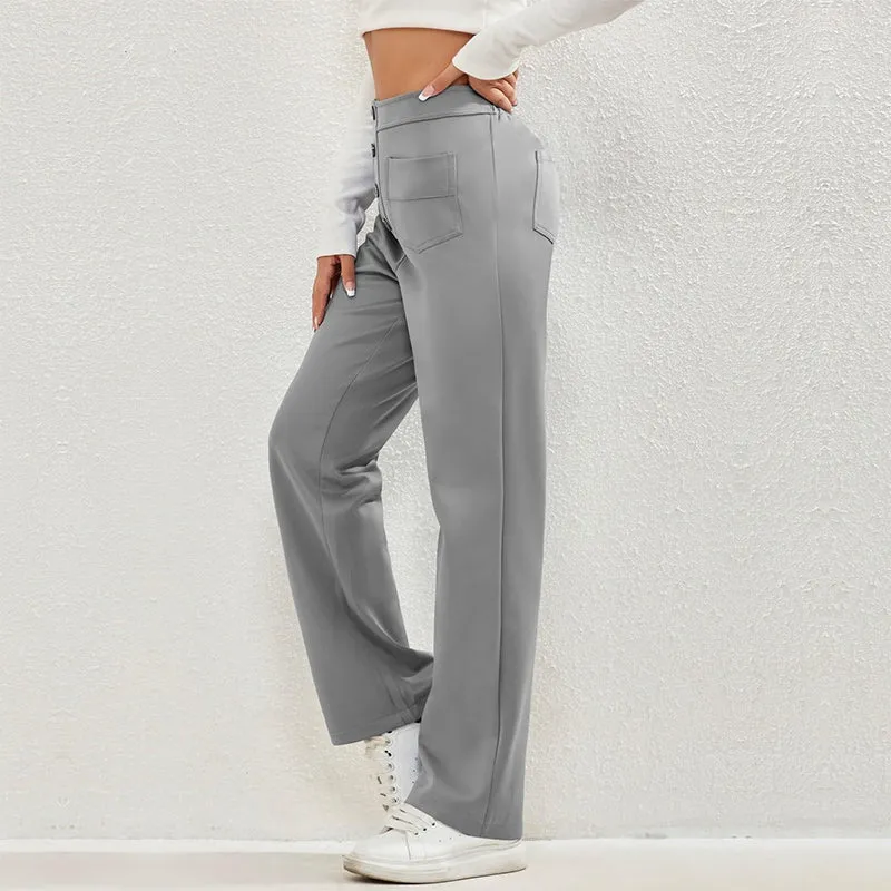 Women's Casual High Waist Stretch Pants