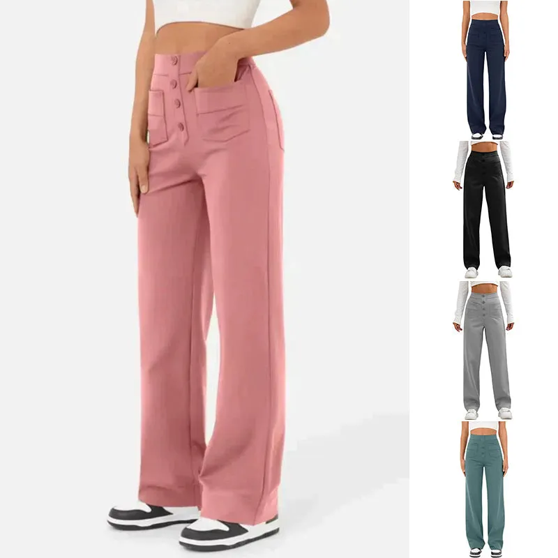 Women's Casual High Waist Stretch Pants