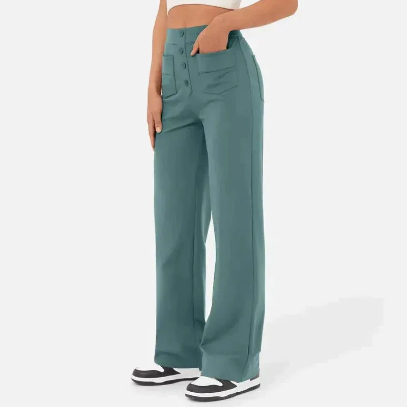 Women's Casual High Waist Stretch Pants