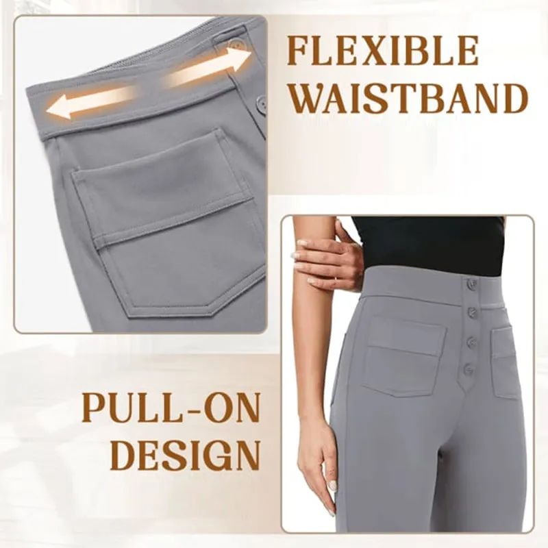 Women's Casual High Waist Stretch Pants