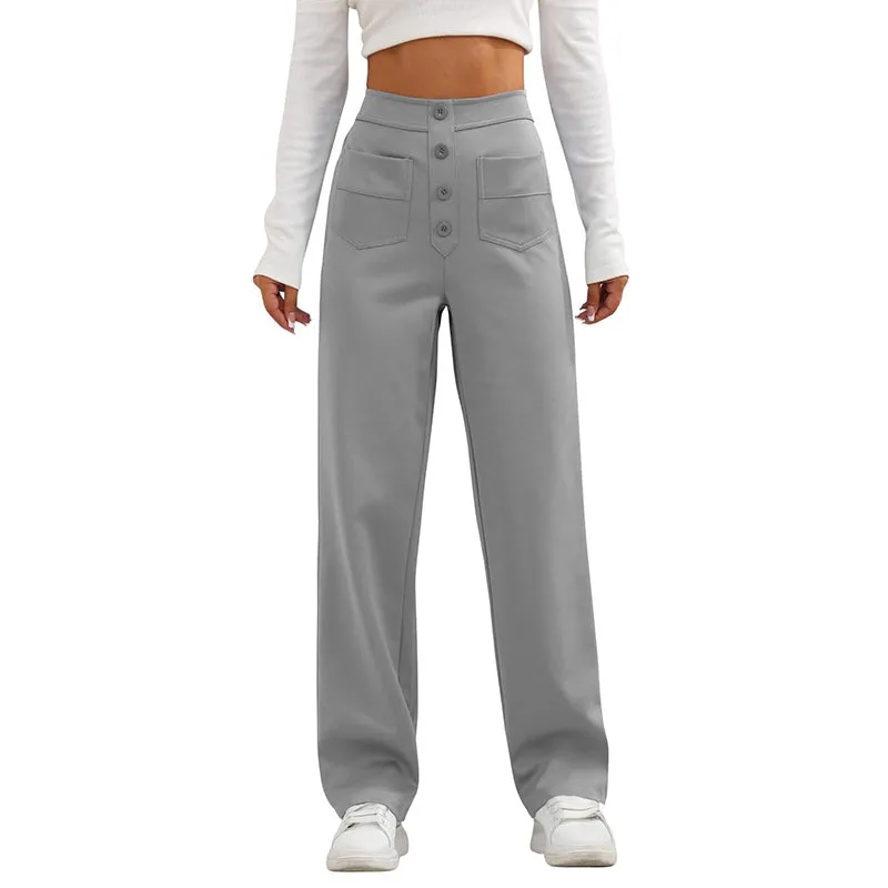 Women's Casual High Waist Stretch Pants