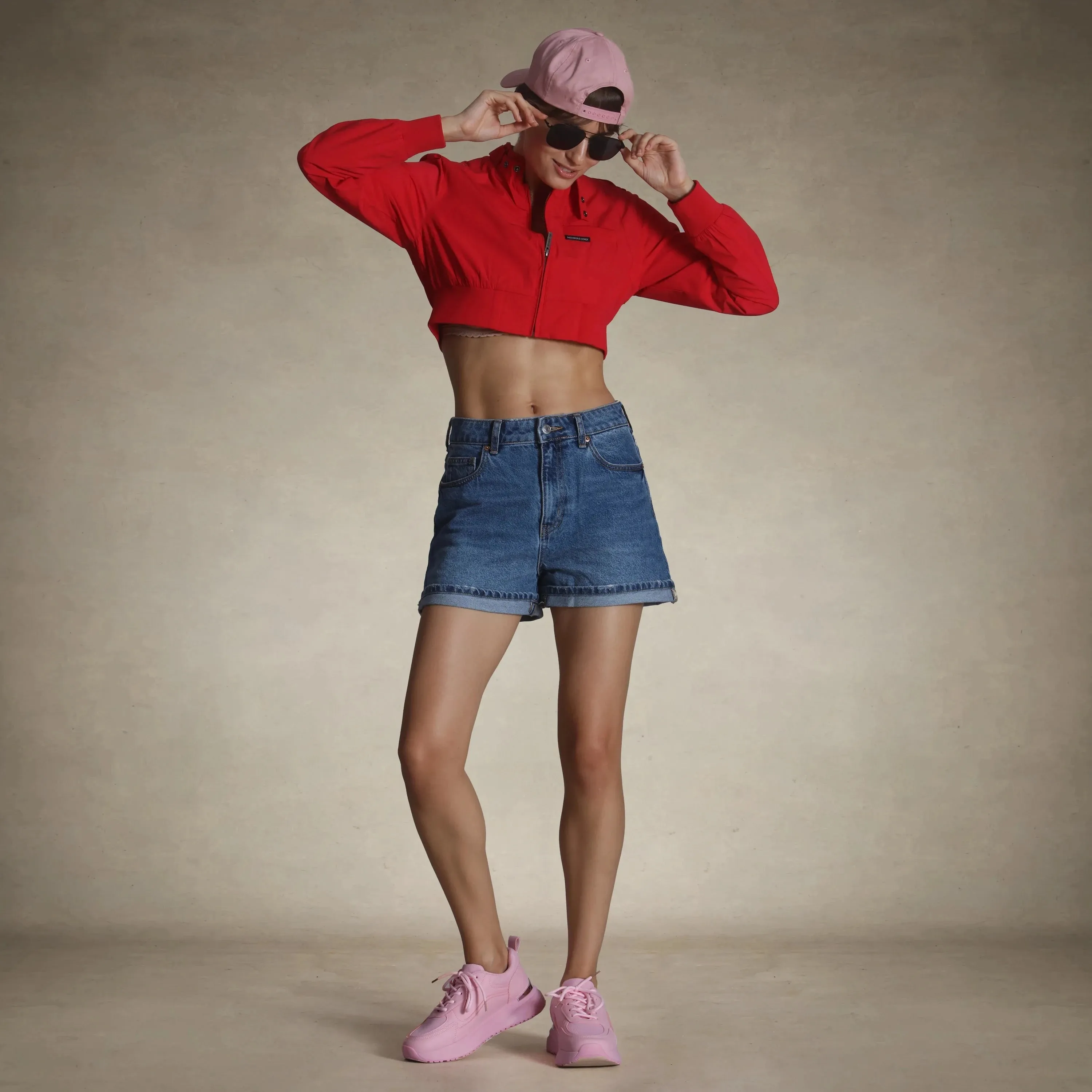 Women's Mini Cropped Racer Jacket