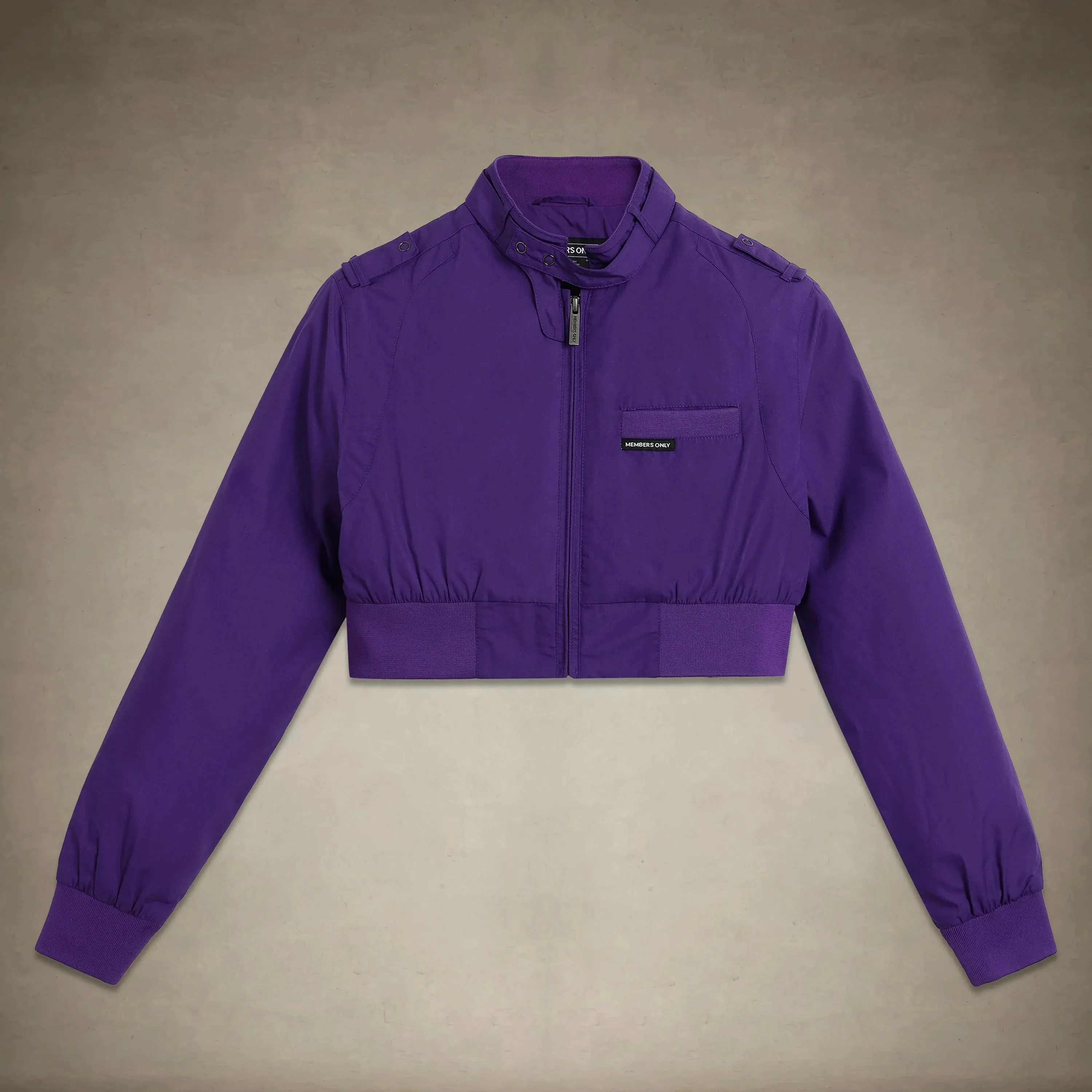 Women's Mini Cropped Racer Jacket