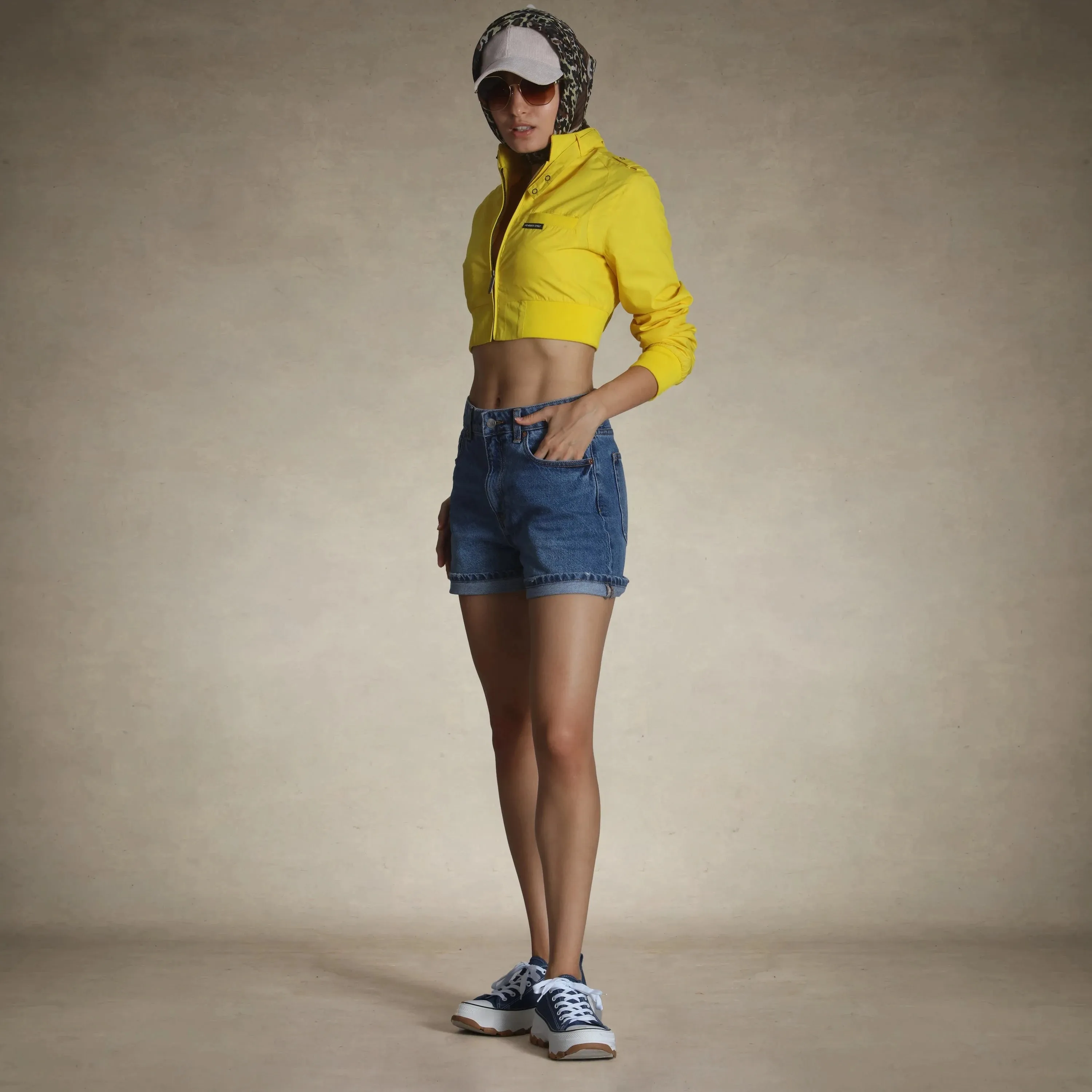 Women's Mini Cropped Racer Jacket