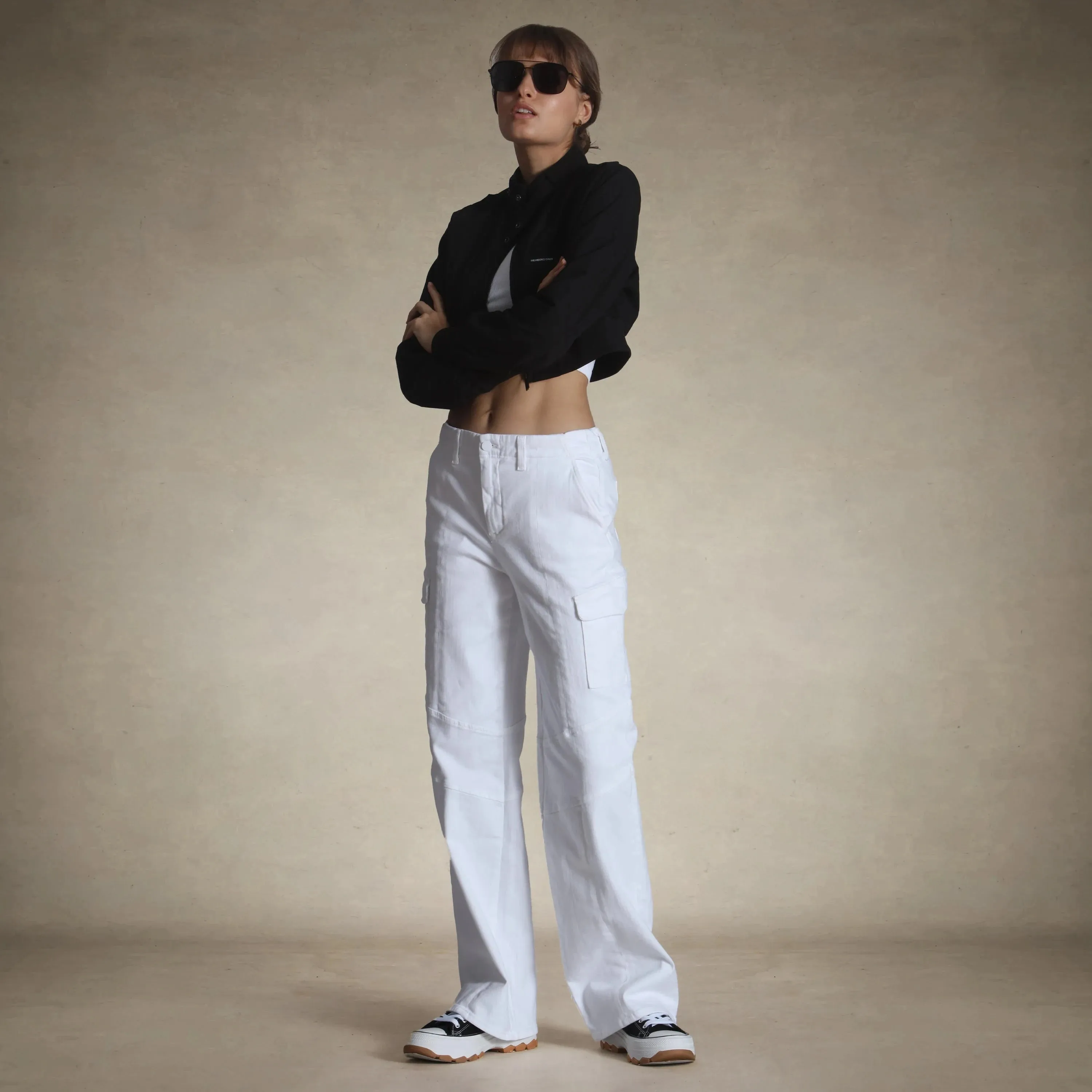 Women's Mini Cropped Racer Jacket
