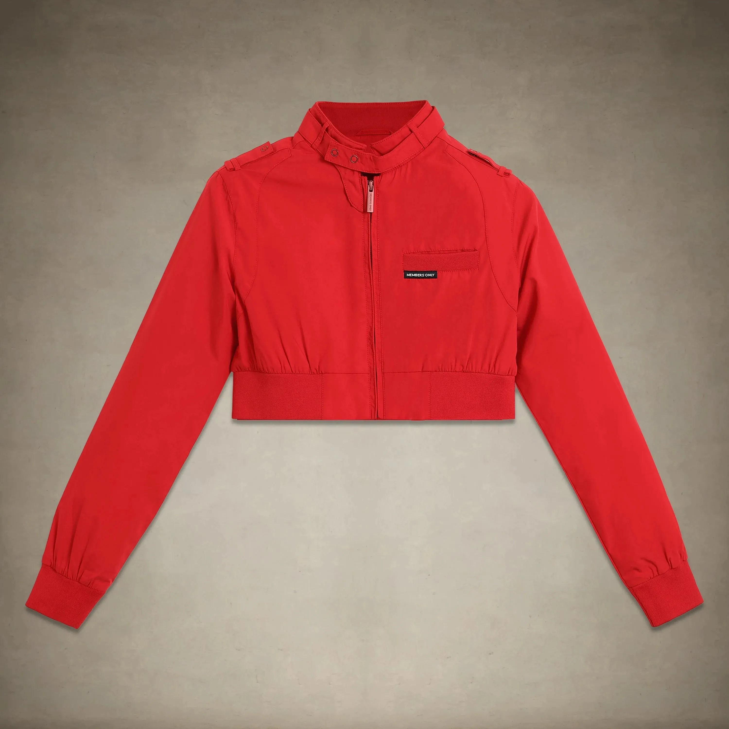 Women's Mini Cropped Racer Jacket