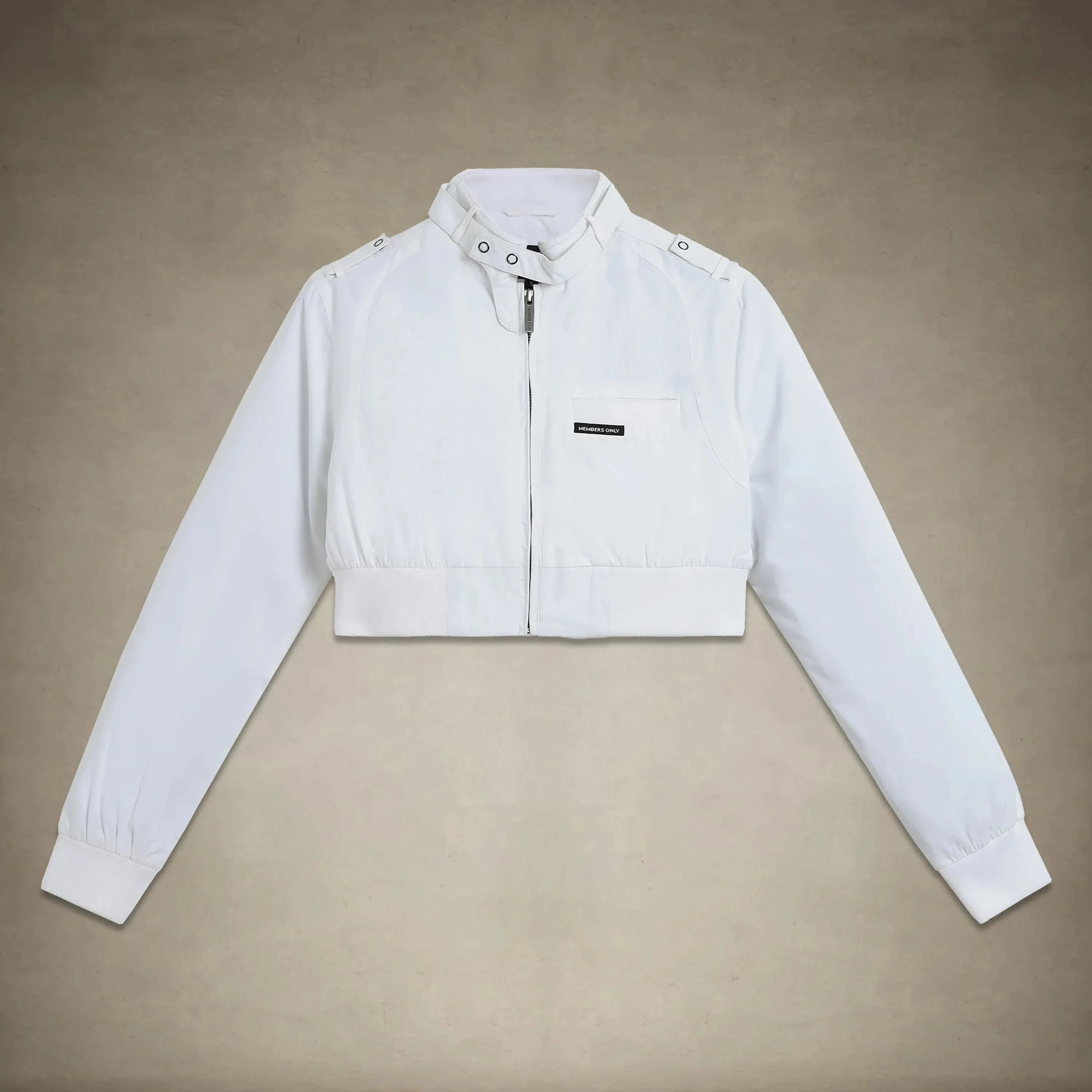 Women's Mini Cropped Racer Jacket