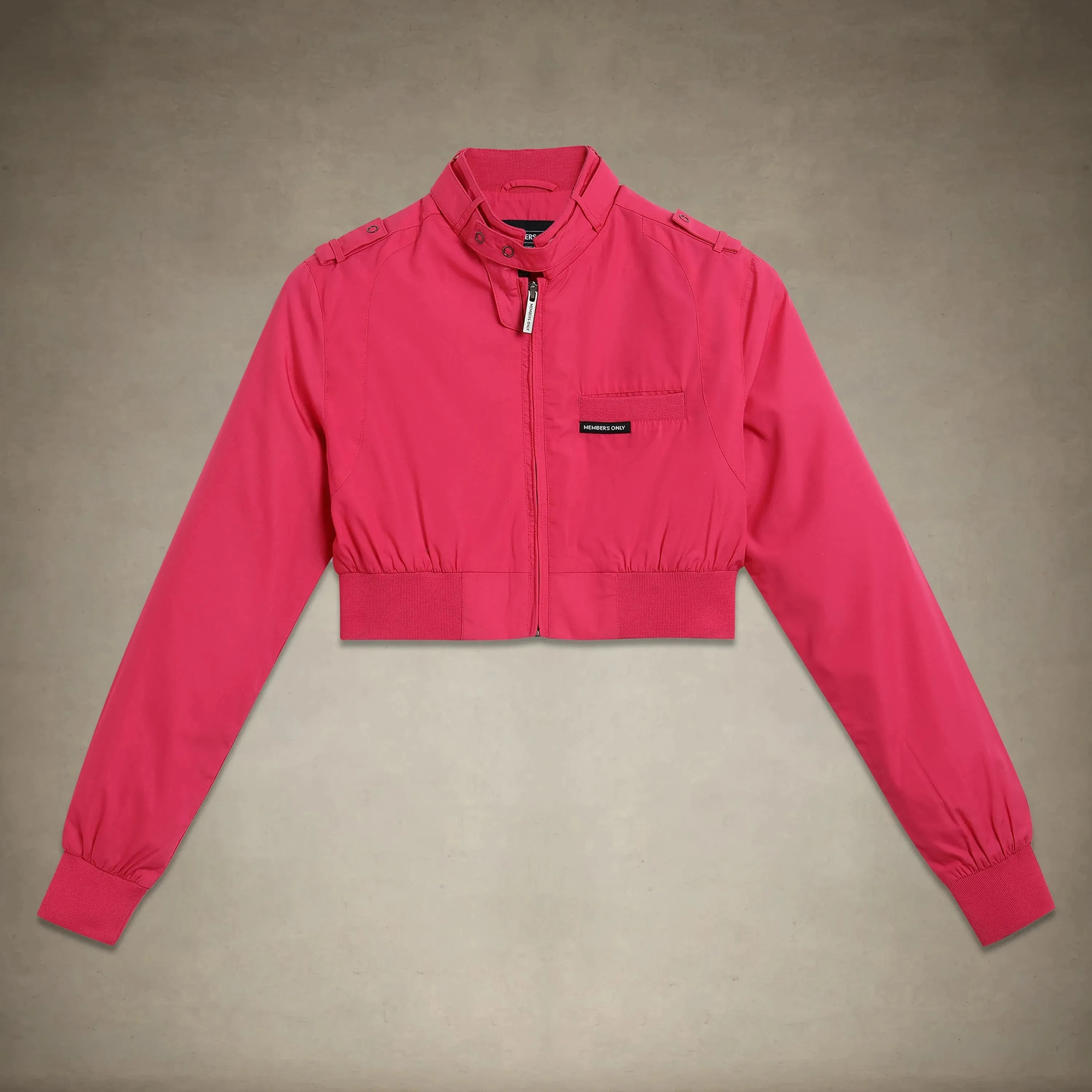 Women's Mini Cropped Racer Jacket