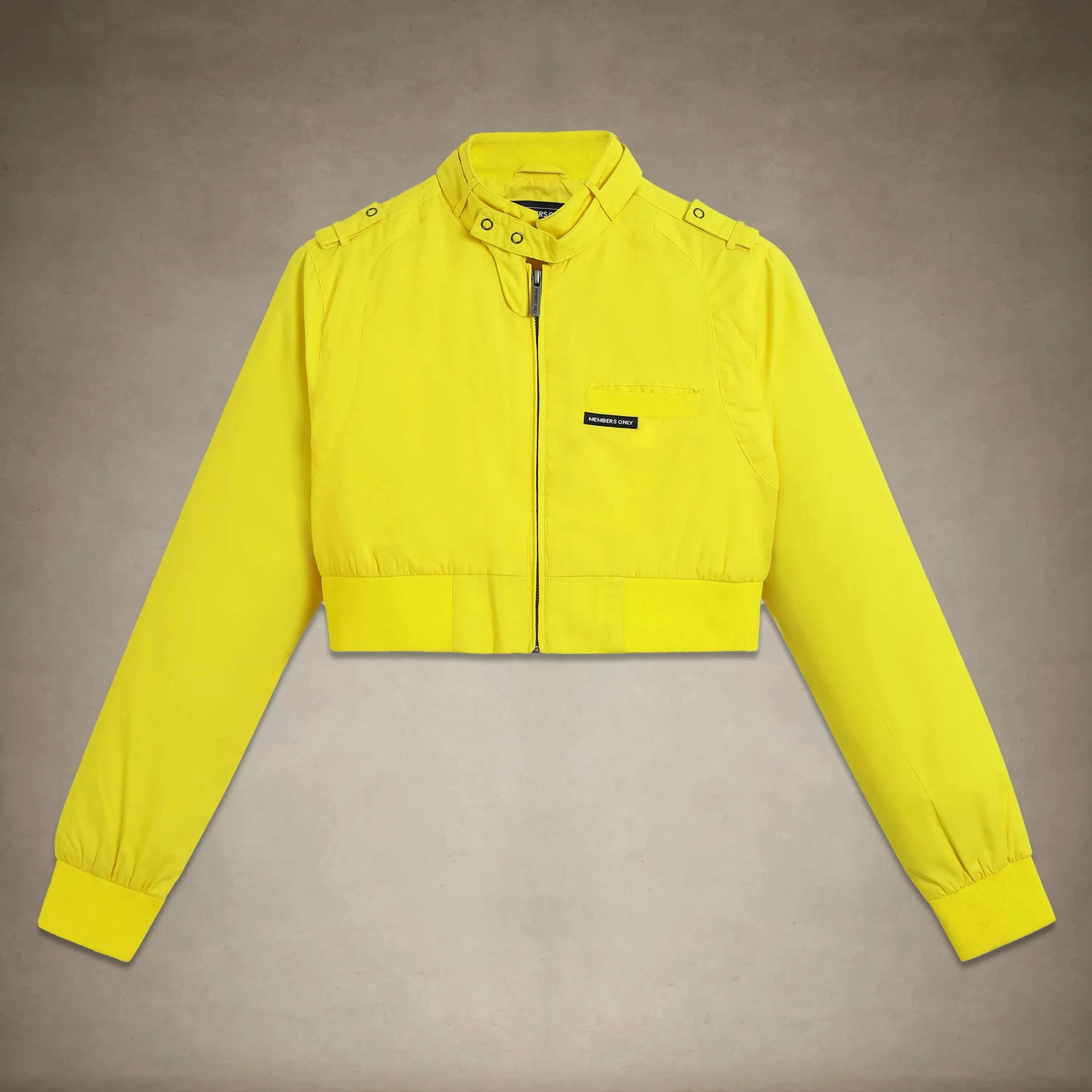 Women's Mini Cropped Racer Jacket