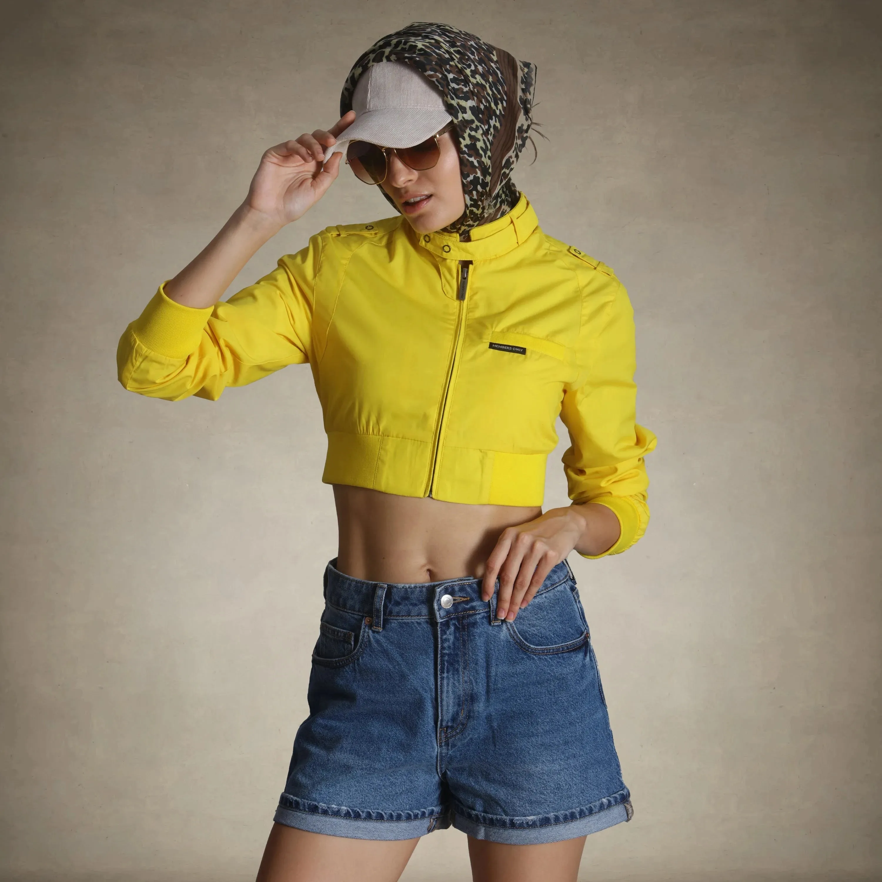 Women's Mini Cropped Racer Jacket
