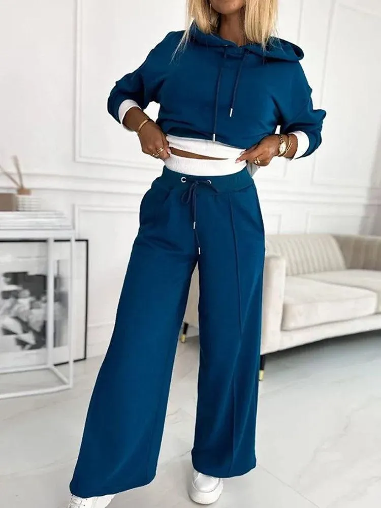 Women's Soft Two-Piece Hooded Activewear Set