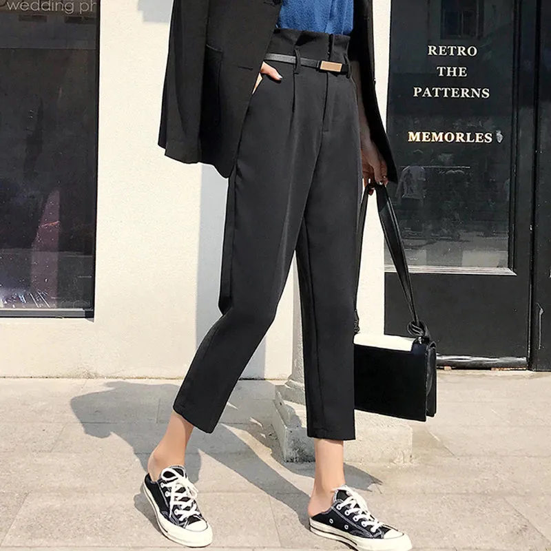 Women's Spring Casual High Waist Pants