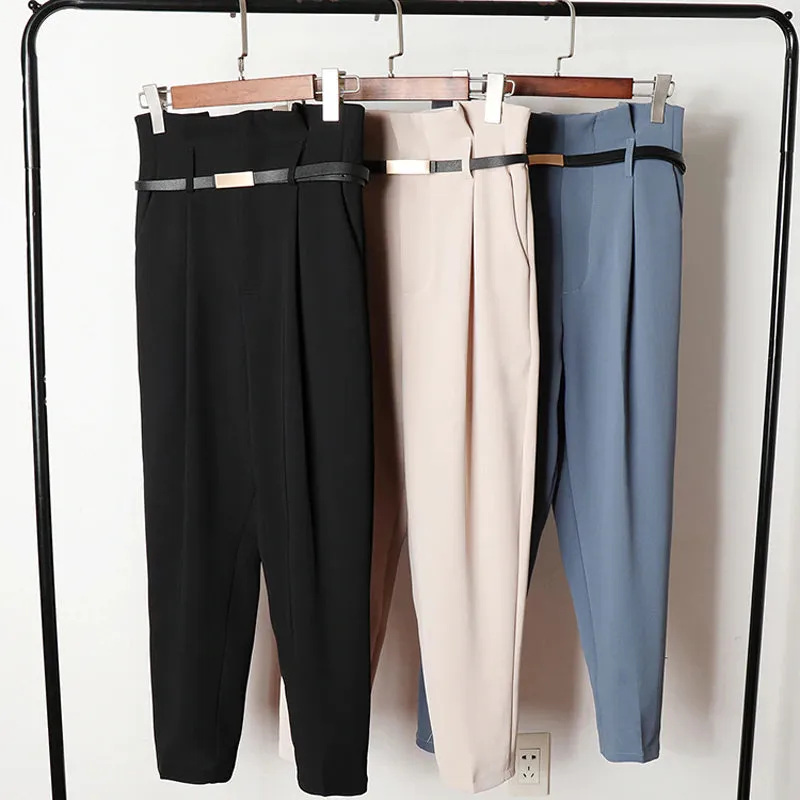 Women's Spring Casual High Waist Pants